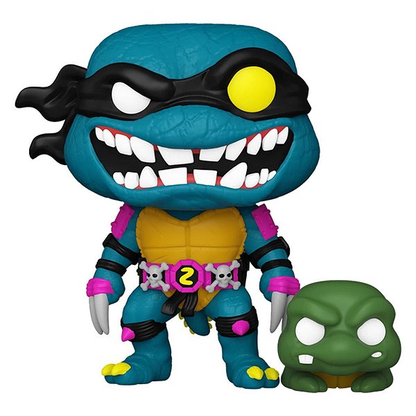 Funko Pop Turtles Ninja 4 Slash - W/Pre-Mutated Slash #1558 Vinil 9,5 cm Oficial Funko