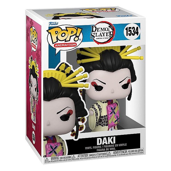 Funko Pop Demon - Slayer Daki #1534 Vinil 9,5 cm Oficial Funko