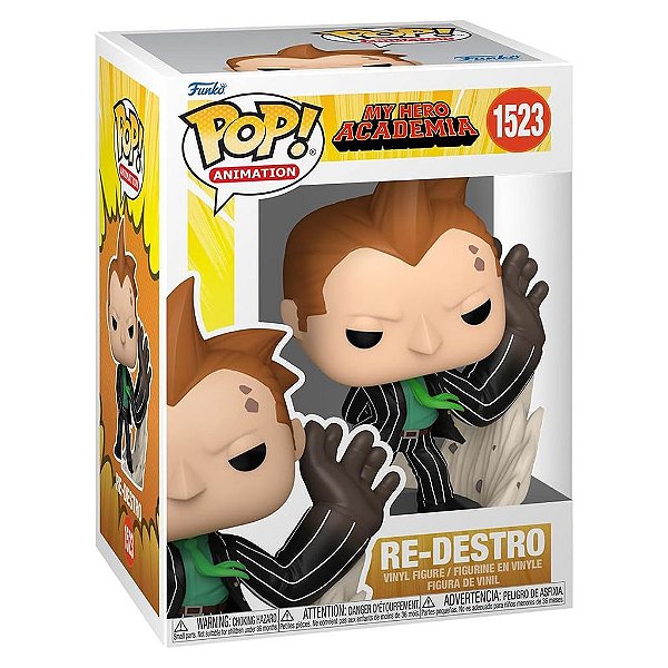 Funko Pop My Hero - Academia Re-Destro (Temporada 5) #1523 Vinil 9,5 cm Oficial Funko