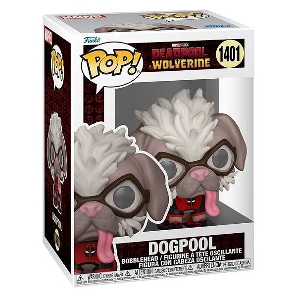 Funko Pop Marvel Deadpool & - Wolverine Dogpool #1401 Vinil 9,5 cm Oficial Funko