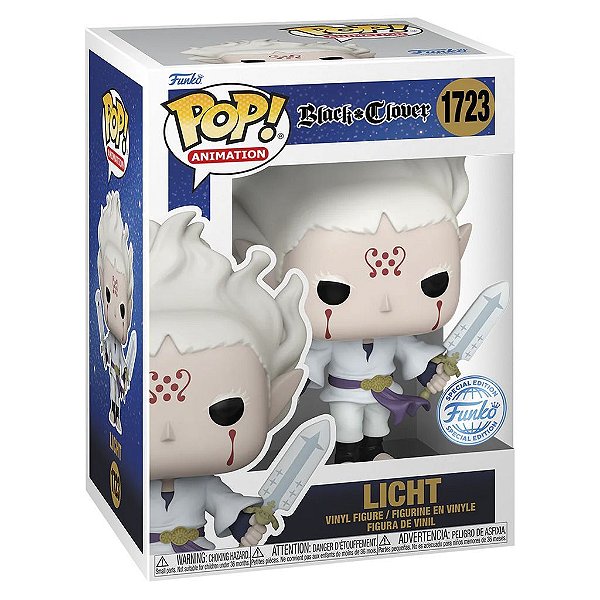Boneco Funko Pop Black - Clover Licht (Temporada 2) #1723