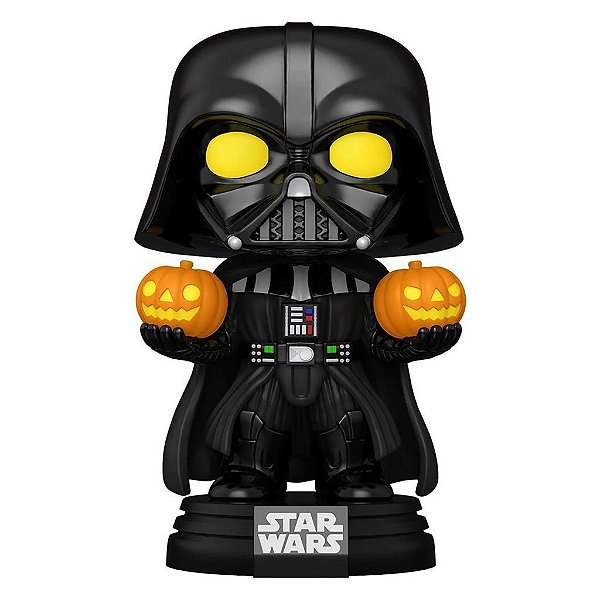 Boneco Funko Pop Disney Halloween Star Wars Darth - Vader Lights #727