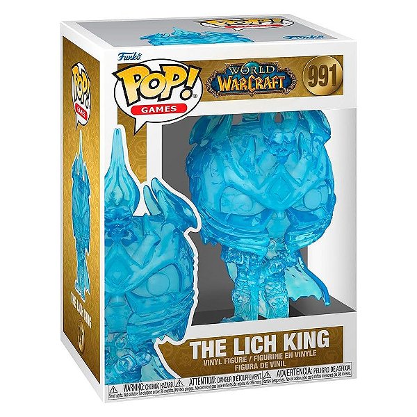 Boneco Funko Pop World Warcraft The - Lich King #991