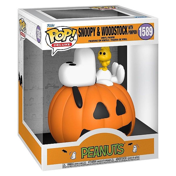 Boneco Funko Pop Peanuts Snoopy Snoopy & - Woodstock W/pumpkin #1589