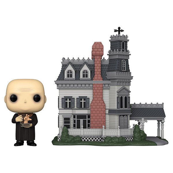 Boneco Funko Pop The Addams Family Uncle Fester & - Addams Mansion #40