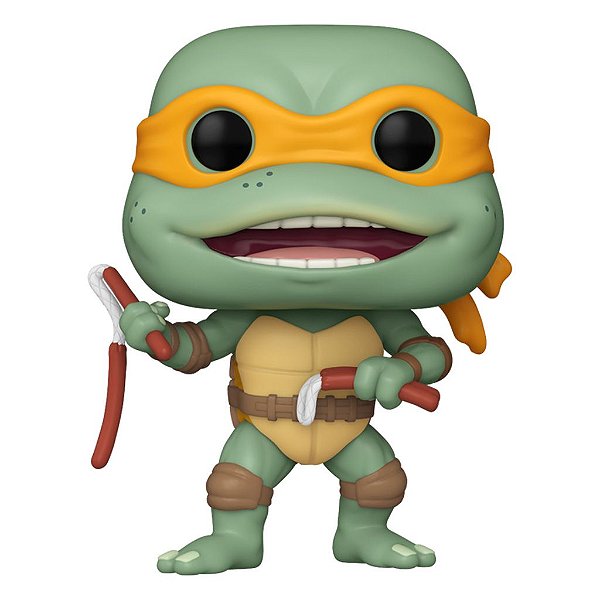 Boneco Funko Pop Turtles Ninja Michelangelo Sausage - Link Nunchu (Temporada 2) #1611