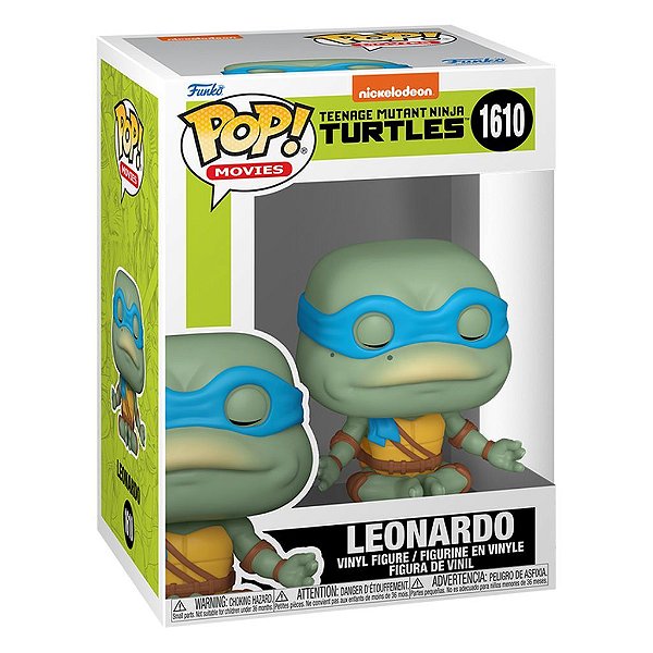 Boneco Funko Pop Turtles Ninja - Leonardo W/meditating (Temporada 2) #1610