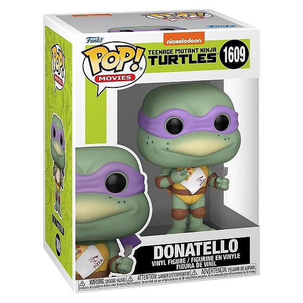 Boneco Funko Pop Turtles Ninja - Donatello W/pizza (Temporada 2) #1609