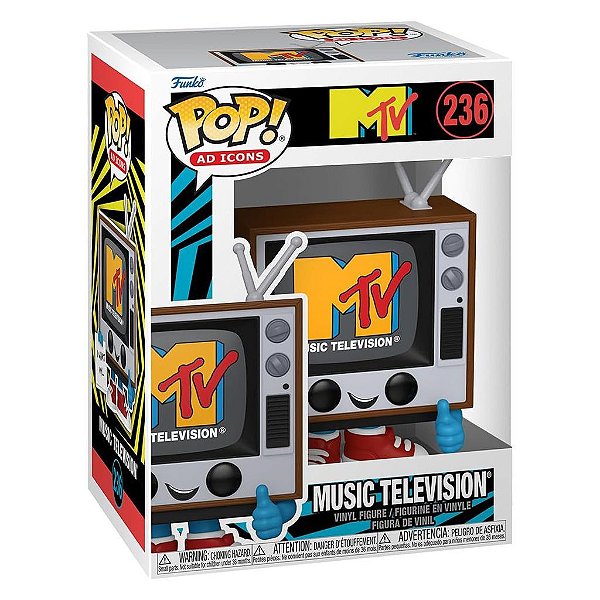 Boneco Funko Pop Mtv Music - Music Television #236