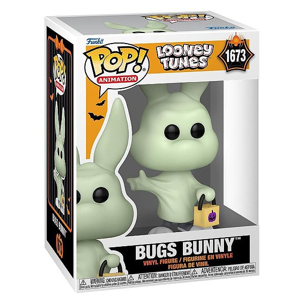 Boneco Funko Pop Looney Tunes Halloween Bugs - Bunny Ghost #1673
