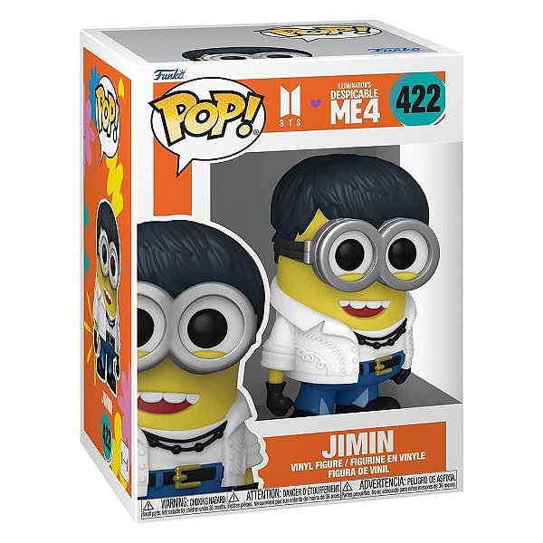 Boneco Funko Pop Rocks Minions X - Bts Jimin #422