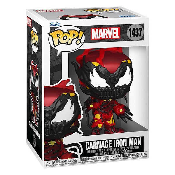 Boneco Funko Pop Marvel Carnageized - Iron Man #1437