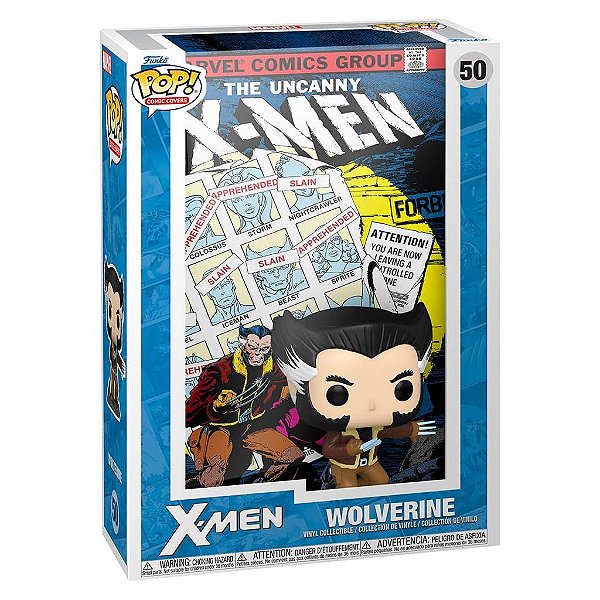 Boneco Funko Pop Comic Cover Marvel X-men - Wolverine 50 #76082