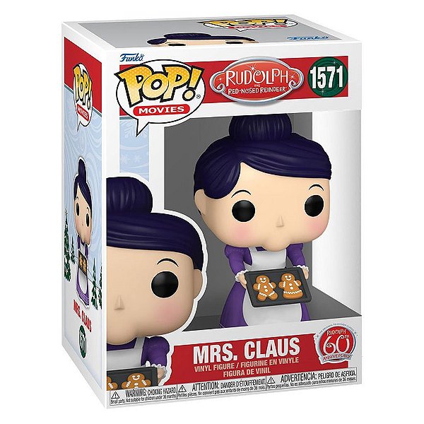Boneco Funko Pop Rudolph The Red Nosed Reindeer - 60th Mrs.claus #1571