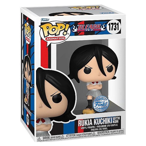 Funko Pop Anime Bleach Rukia - Kushiki W/Kon #1731 Vinil 9,5 cm Oficial Funko