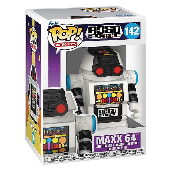 Funko Pop Robo Force - Maxx 64 #142 Vinil 9,5 cm Oficial Funko