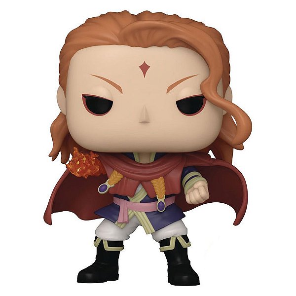 Funko Pop Black Clover - Fuegoleon Glow (Temporada 2) #1555 Vinil 9,5 cm Oficial Funko