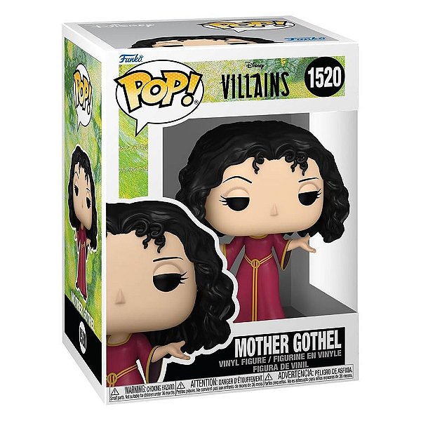 Funko Pop Disney Villains - Mother Gothel (Temporada 3) #1520 Vinil 9,5 cm Oficial Funko