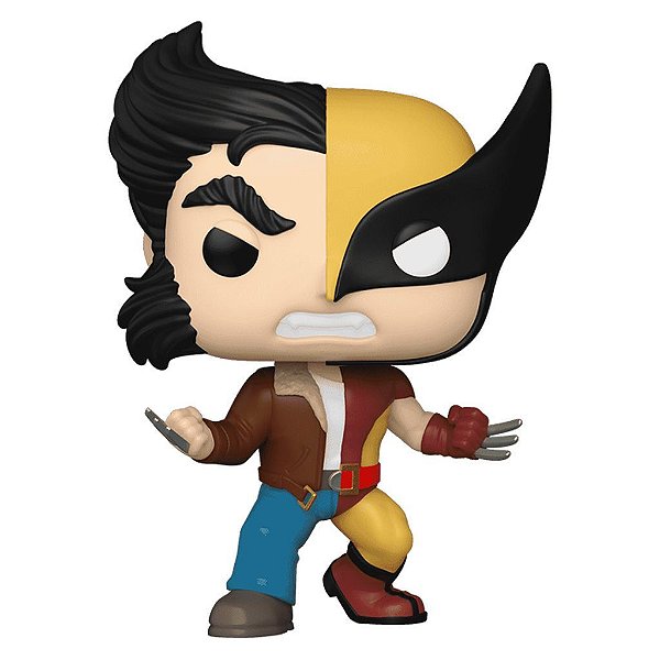 Funko Pop Marvel Split - Logan /Wolverine #1433 Vinil 9,5 cm Oficial Funko