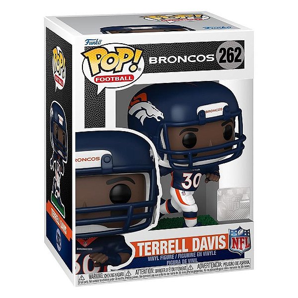 Funko Pop Nfl Broncos - Terrel Davis #262 Vinil 9,5 cm Oficial Funko