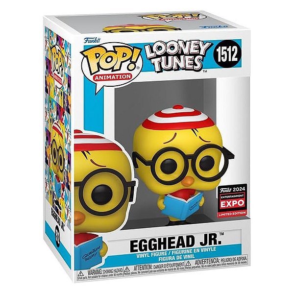 Funko Pop Looney Tunes - Egghead Jr. #1512 Vinil 9,5 cm Oficial Funko