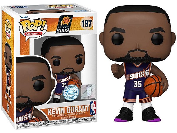 Funko Pop Nba Suns - Kevin Durante #197 Vinil 9,5 cm Oficial Funko