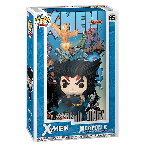Funko Pop Comic Cover Marvel X-Men Weapon X - Wolverine 65 #84114 Vinil 9,5 cm Oficial Funko