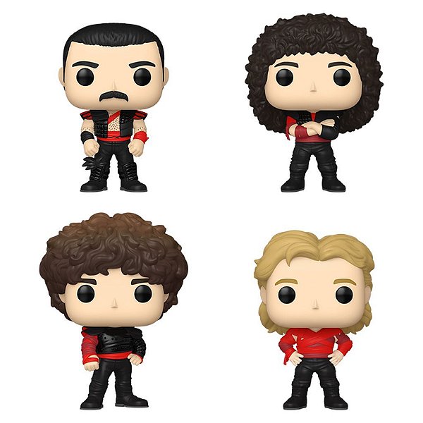 Funko Pop Rocks Queen Radio - Gaga 4Pack #70602 Vinil 9,5 cm Oficial Funko