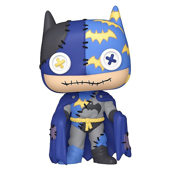 Funko Pop Heroes Dc - Patchwork Batman #508 Vinil 9,5 cm Oficial Funko