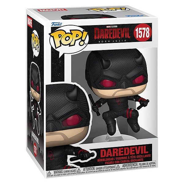 Boneco Funko Pop Marvel Daredevil Born Again Daredevil - Black Suit #1578
