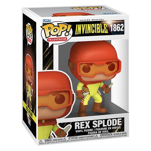 Boneco Funko Pop Invincible 2 - Rex Splode #1862
