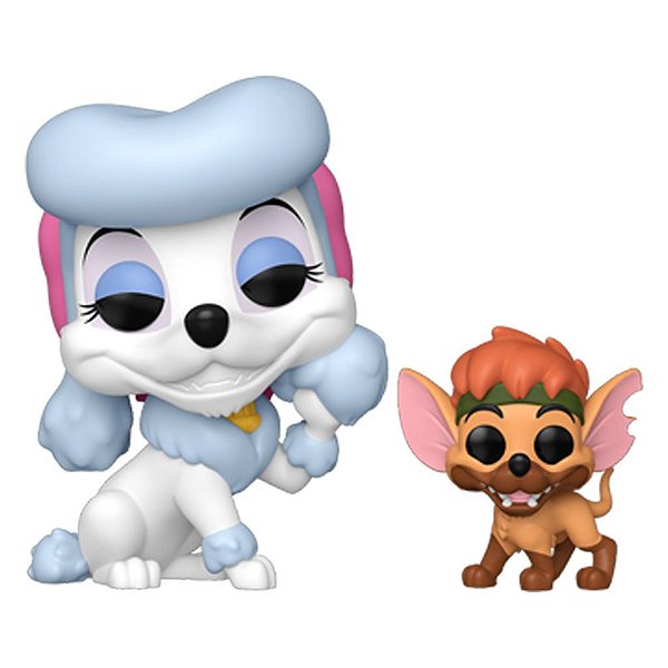 Boneco Funko Pop Disney Oliver Company Georgette com Tito #1706