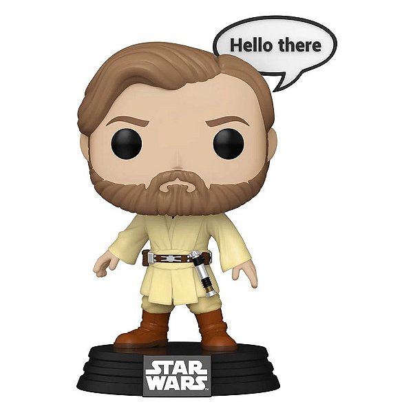 Funko Pop Star Wars Revenge Of The Sith - Obi-Wan Kenobi #781 Vinil 9,5 cm Oficial Funko