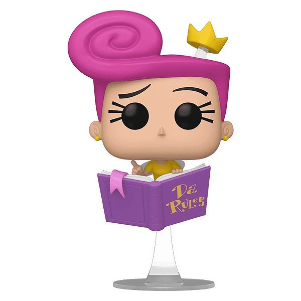 Funko Pop The Fairly Oddparents Wanda - W/Da Rules #1692 Vinil 9,5 cm Oficial Funko