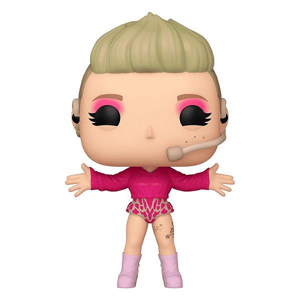 Funko Pop Rocks - Pink Trustfall #459 Vinil 9,5 cm Oficial Funko