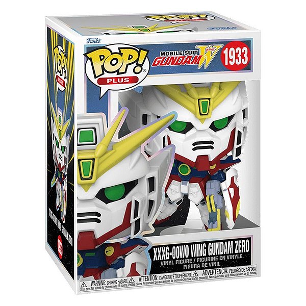 Funko Pop Gundam Mobile Suit Plus Xxxg-Oowo Wing - Gundam Zero #1933 Vinil 9,5 cm Oficial Funko