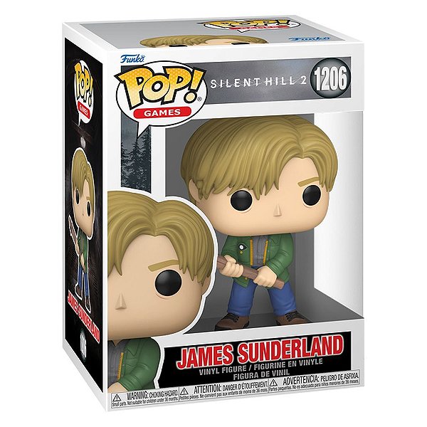 Funko Pop Silent Hill 2 - James Sunderland #1206 Vinil 9,5 cm Oficial Funko