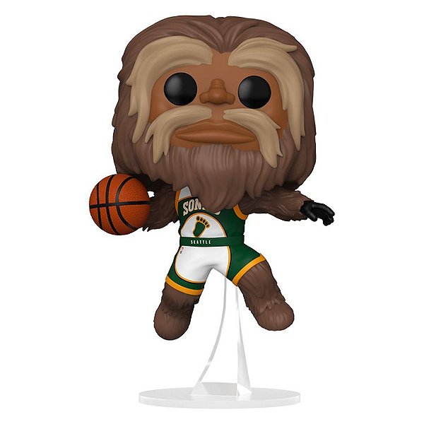 Funko Pop Nba Mascots - Sonics Squatch #13 Vinil 9,5 cm Oficial Funko