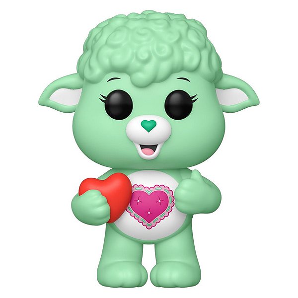 Funko Pop Care Bears Cousins Gentle - Heart Lamb #2176 Vinil 9,5 cm Oficial Funko