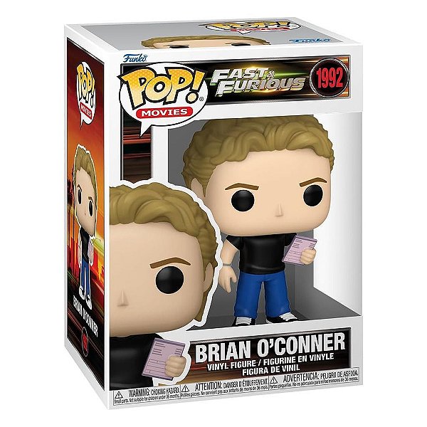 Funko Pop Fast Furios - Brian O,Conner (Temporada 2) #1992 Vinil 9,5 cm Oficial Funko