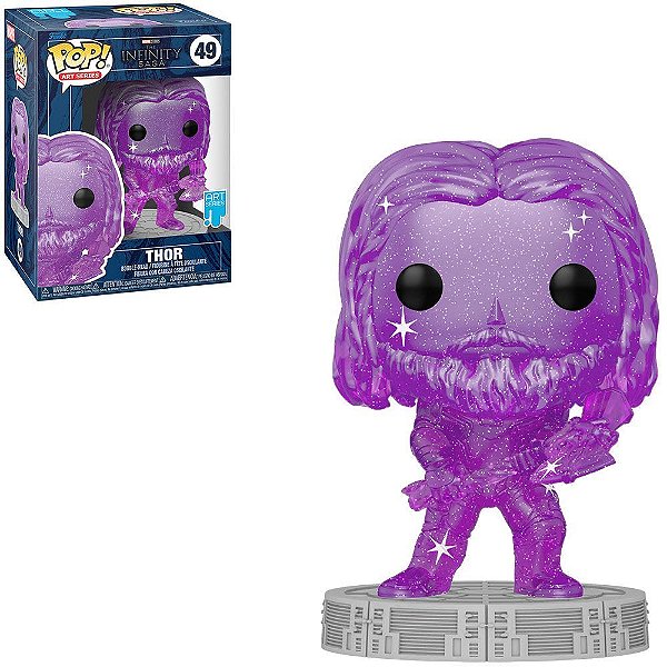 Funko Pop Marvel Art Infinity - Saga Thor #49 Vinil 9,5 cm Oficial Funko