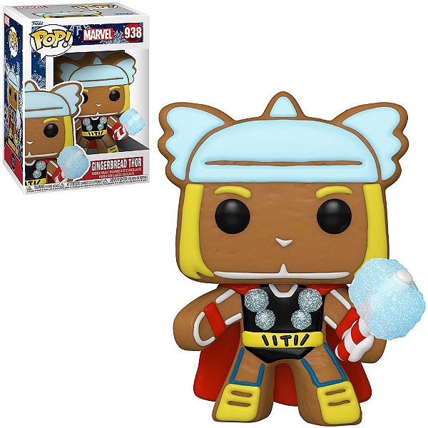 Funko Pop Marvel - Holiday Thor #938 Vinil 9,5 cm Oficial Funko