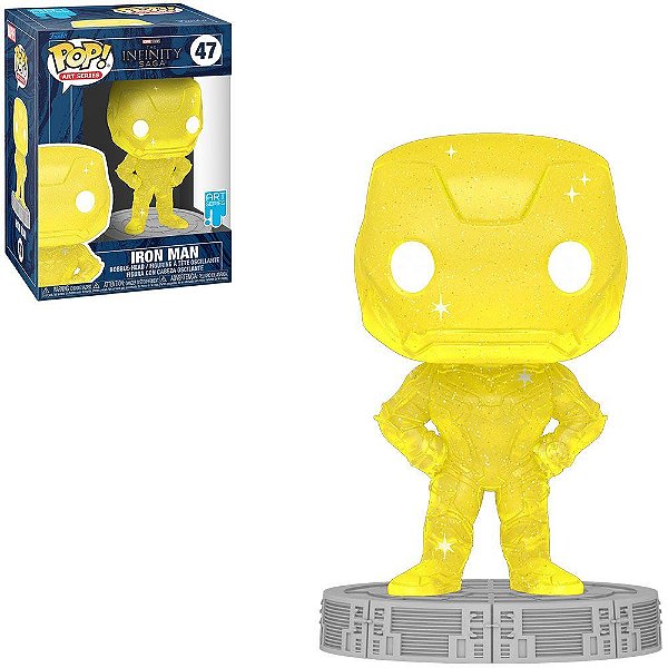 Funko Pop Marvel Art Infinity Saga - Iron Man #47 Vinil 9,5 cm Oficial Funko