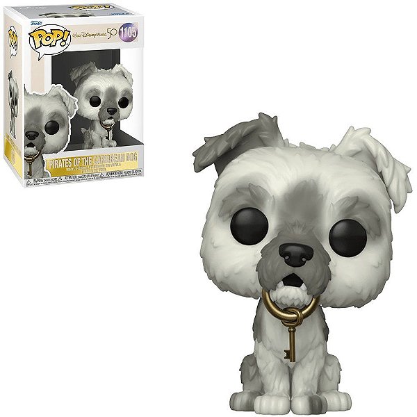 Funko Pop Disney Walt Disney World 50Th Prates The - Caribbean Dog #1105 Vinil 9,5 cm Oficial Funko