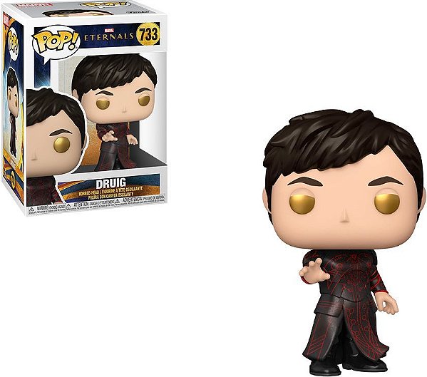 Funko Pop Marvel - Eternals Druig #733 Vinil 9,5 cm Oficial Funko