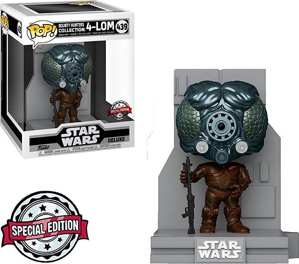 Funko Pop Star Wars Bounty - Hunters 4-Lom #439 Vinil 9,5 cm Oficial Funko