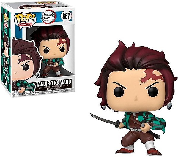 Funko Pop Demon Slayer - Tanjiro Kamado #867 Vinil 9,5 cm Oficial Funko
