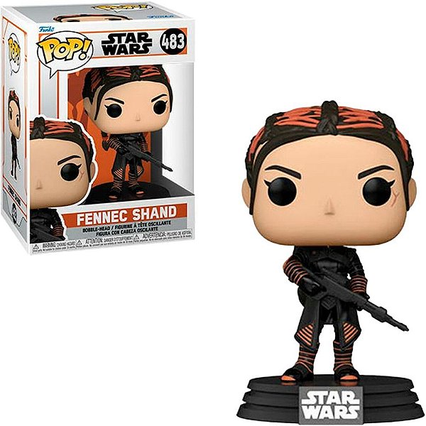 Funko Pop Star Wars Mandalorian - Fennec Shand #483 Vinil 9,5 cm Oficial Funko