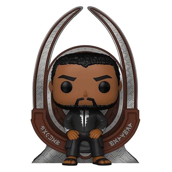 Funko Pop Marvel Black Phanter T,Challa - On Throne #1113 Vinil 9,5 cm Oficial Funko