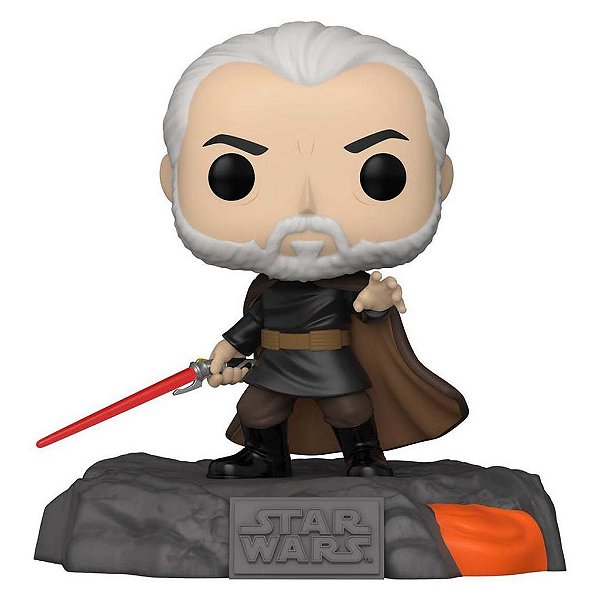 Funko Pop Star Wars Red Saber - Darth Tyranus #522 Vinil 9,5 cm Oficial Funko